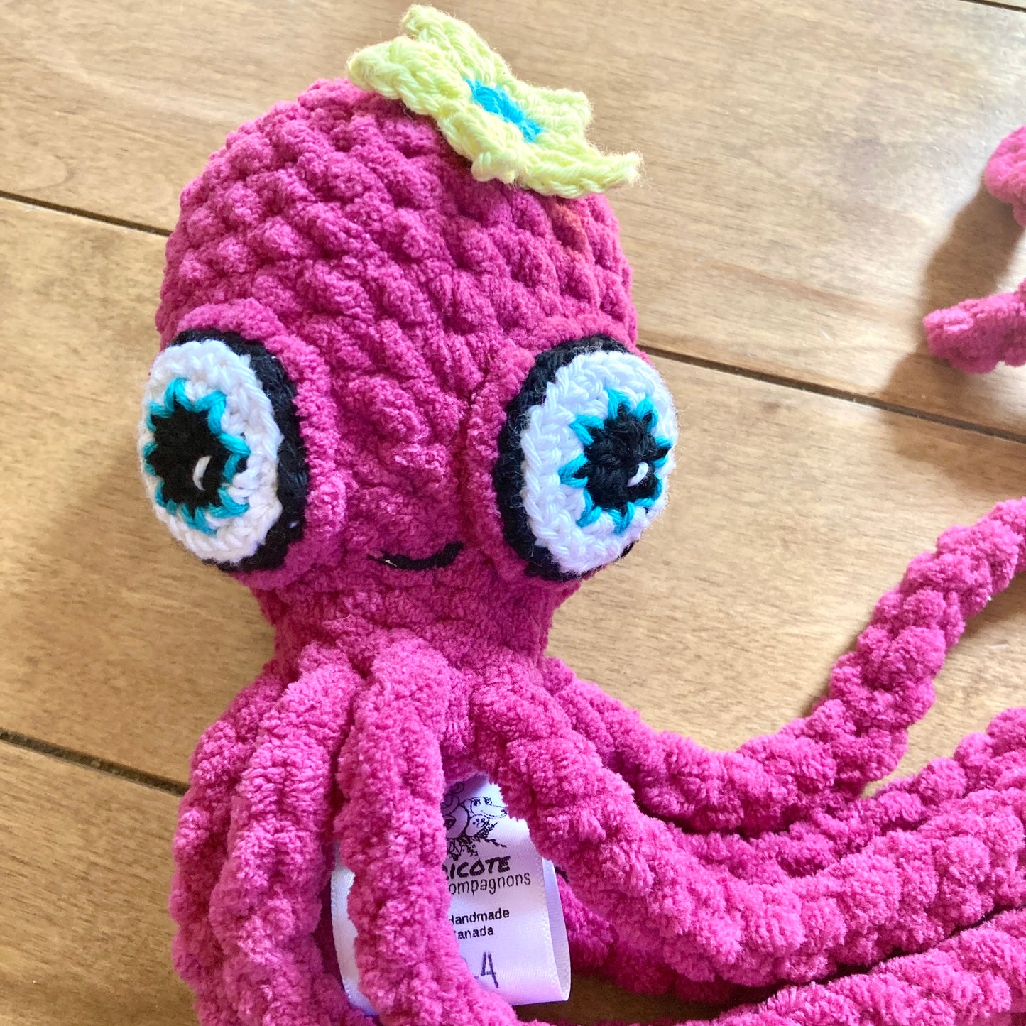 OLLIE LA PIEUVRE Fuchsia - Amigurumi HOCHET (#1044)