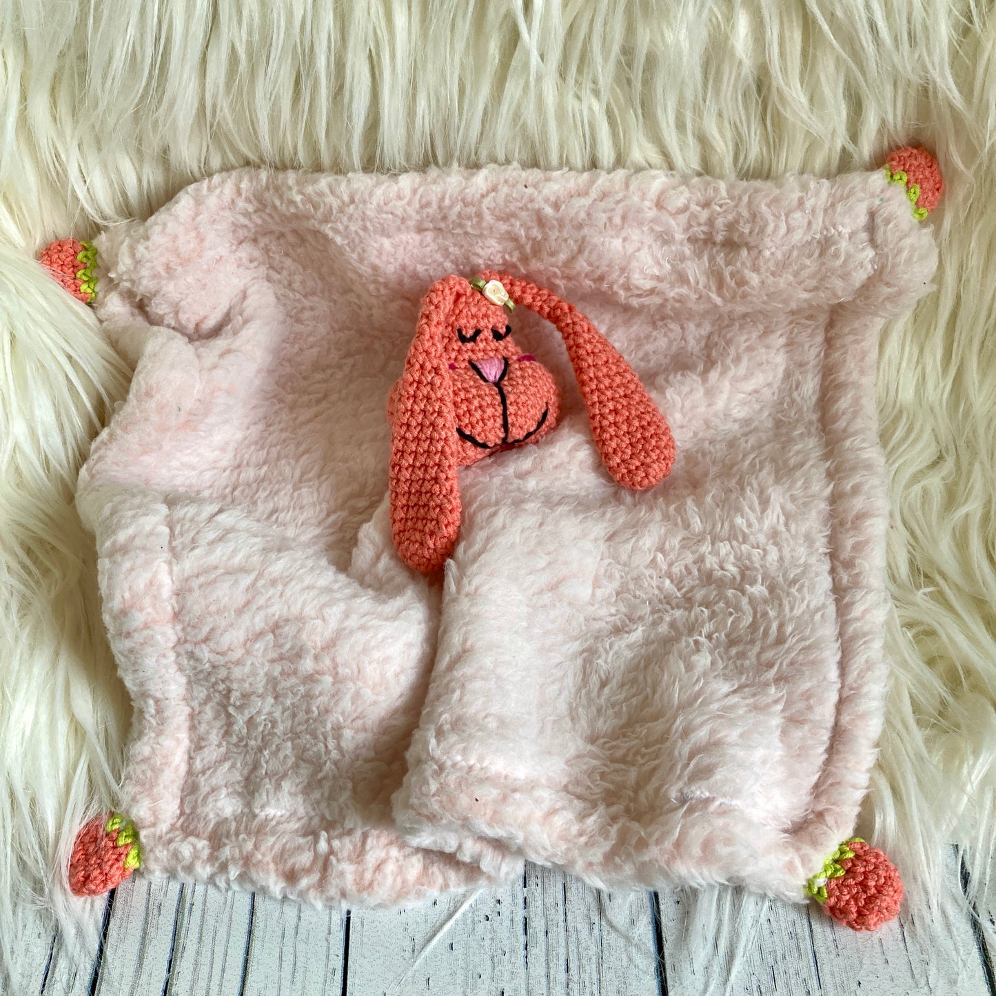 RABBIT PINPIN RATTLE Toutou-Doudou (#917)
