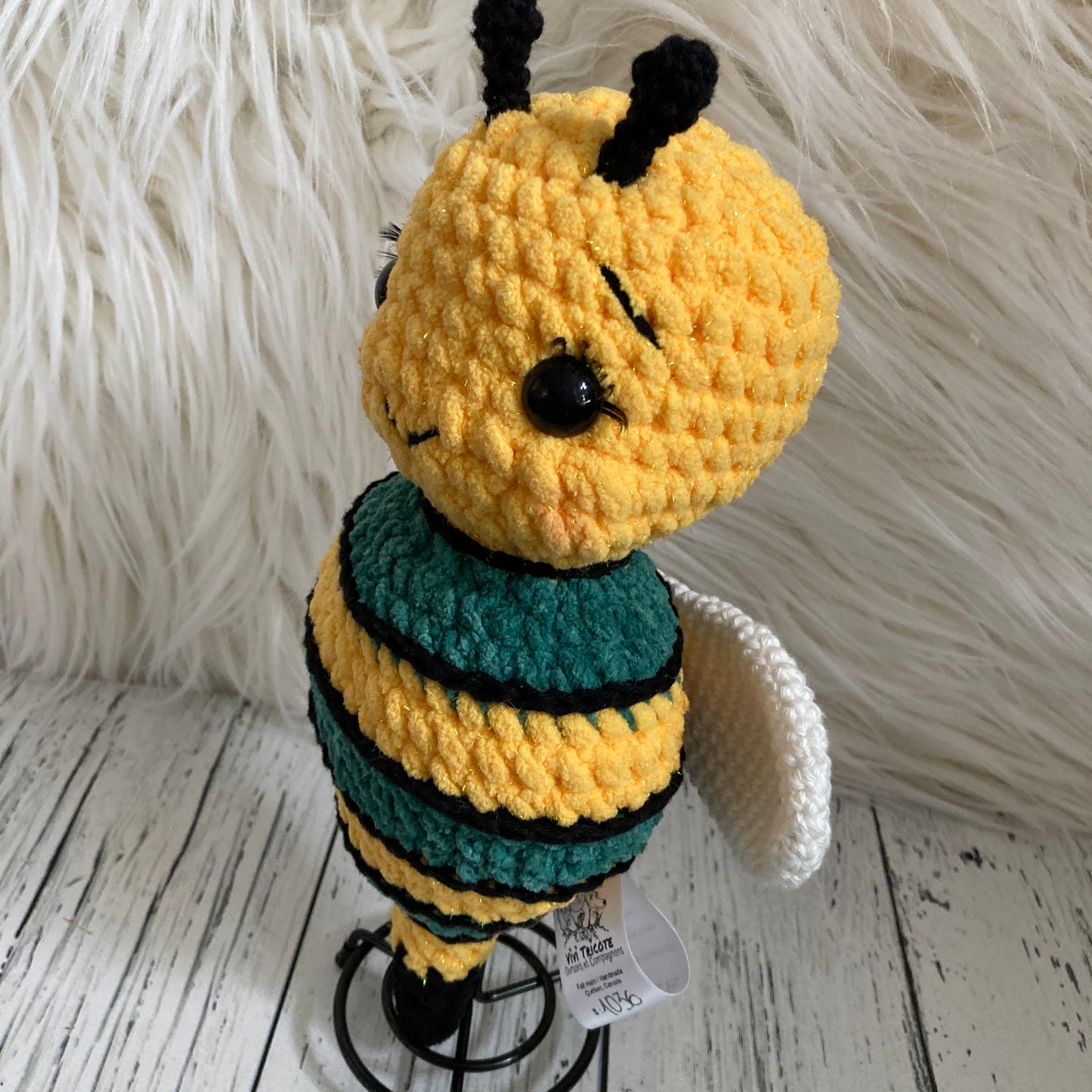 BEEBEE L’ABEILLE aux couleur Bling-bling Jaune et vert (1036)