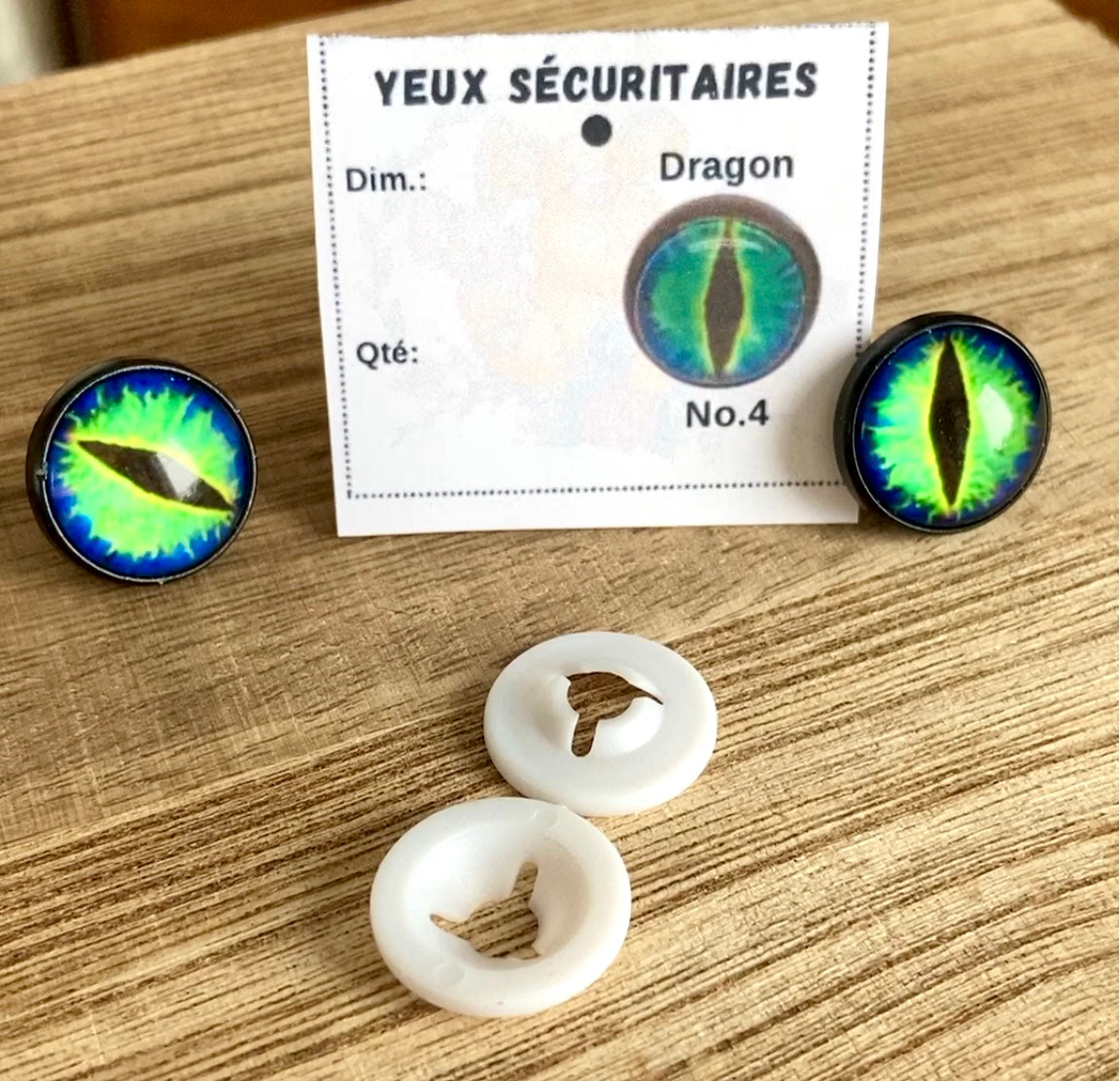 YEUX DRAGON - No.4 - 12mm 14mm 16mm 18mm 20mm