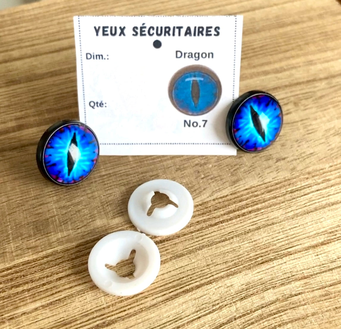 YEUX DRAGON - No.7 - 12mm 14mm 16mm 18mm 20mm