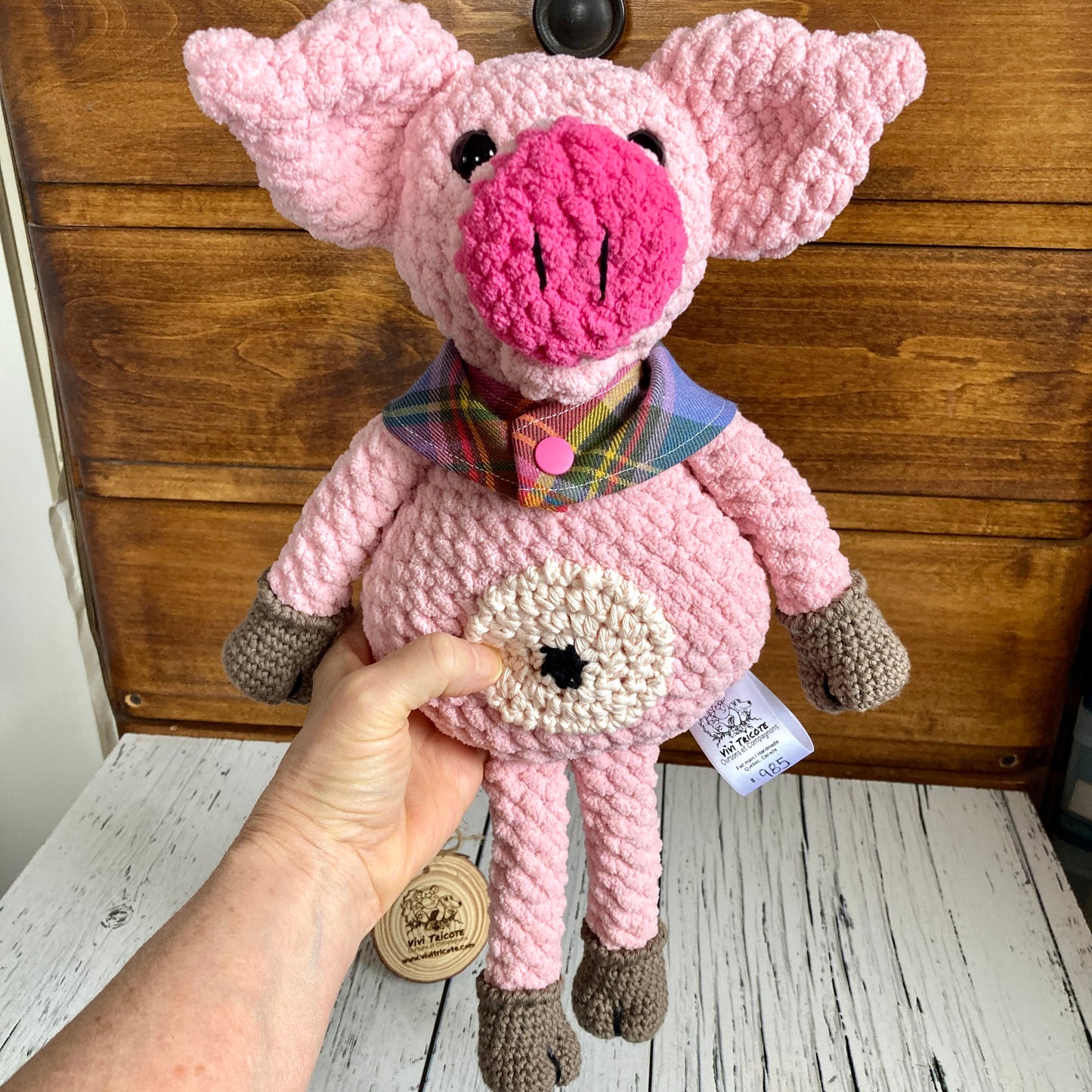 Commande Micheline Côté - COOKIE le petit cochon rose
