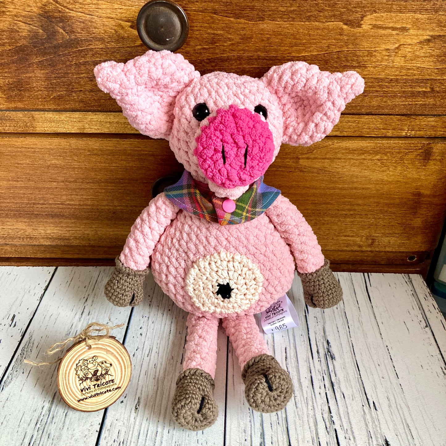 Commande Micheline Côté - COOKIE le petit cochon rose