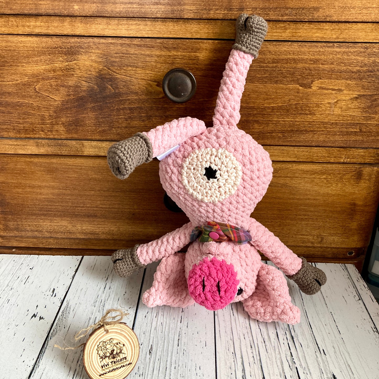 Commande Micheline Côté - COOKIE le petit cochon rose