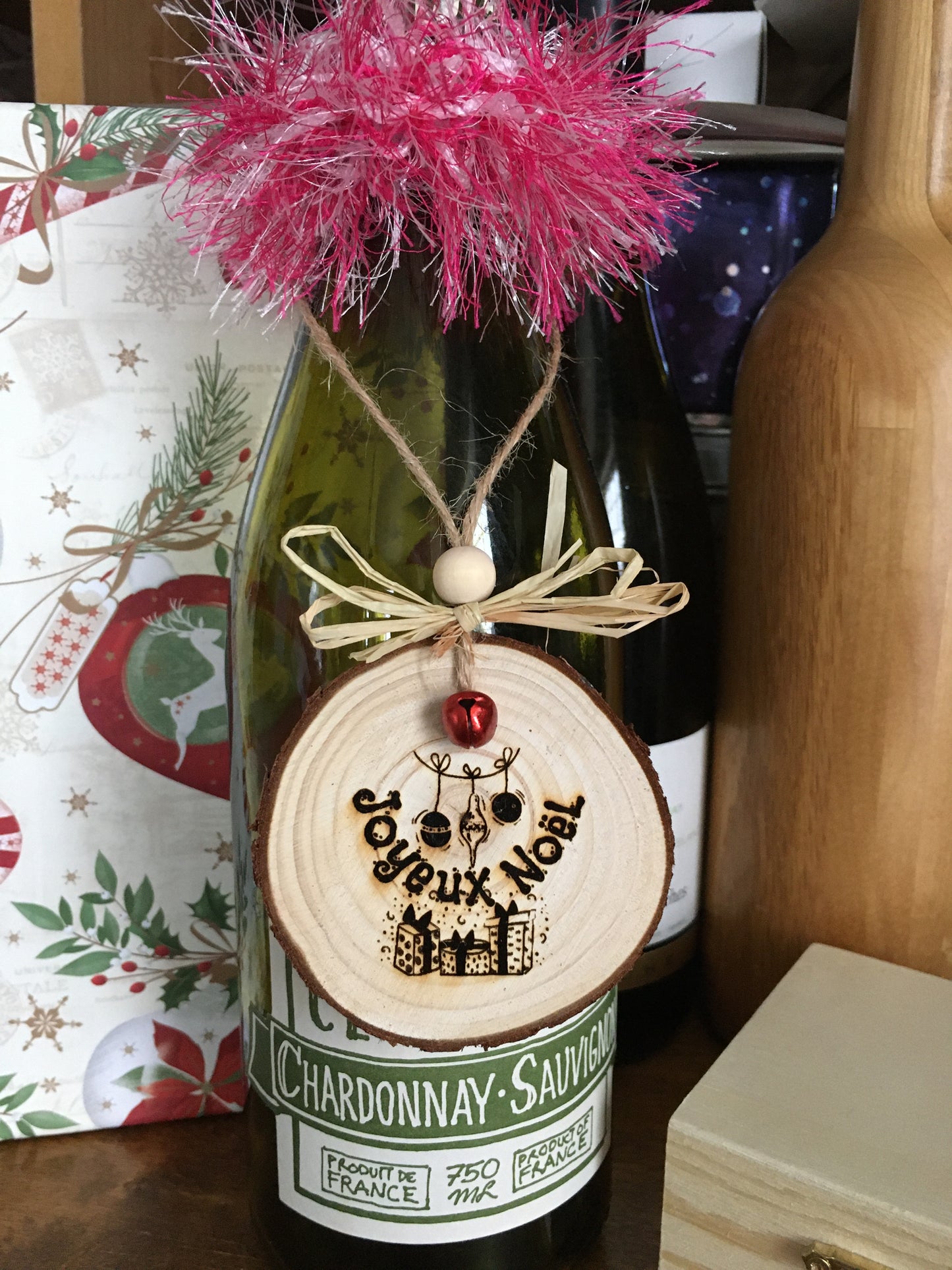 ORNEMENT pour CADEAUX ou SAPIN - JOYEUX NOËL