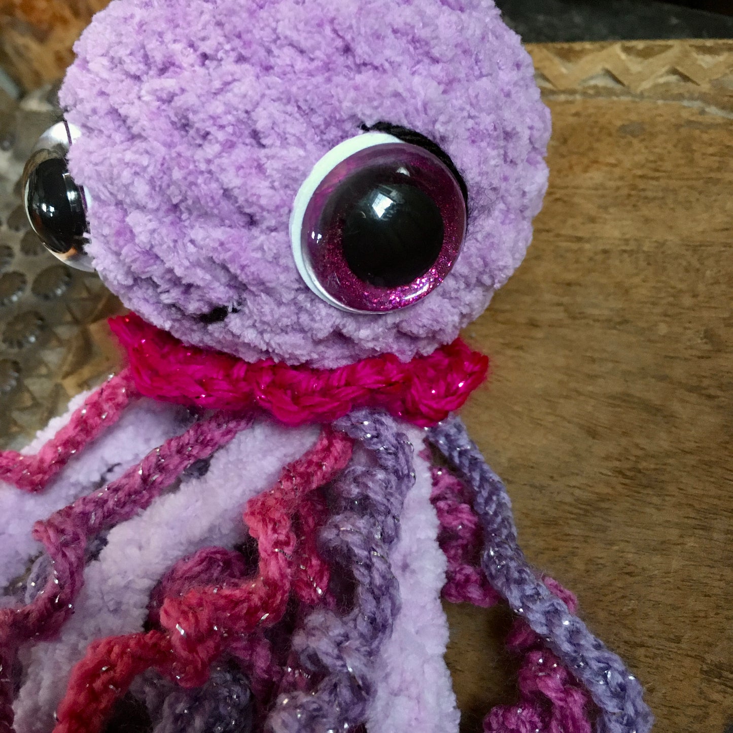 MÉDO THE MEDUSA - Amigurumi RATTLE #961