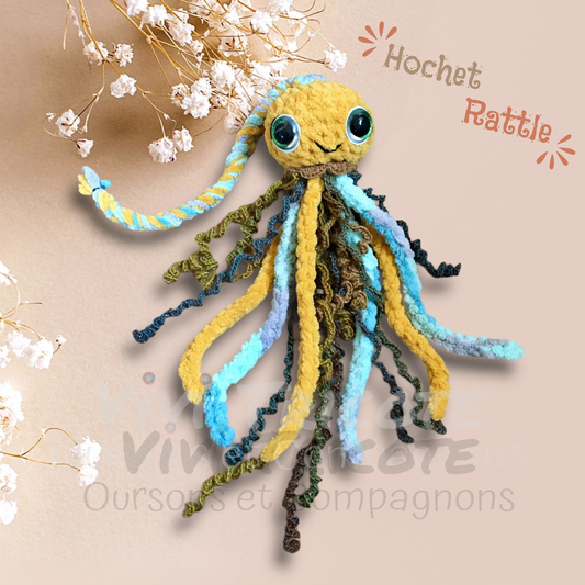 MÉDO LA MÉDUSE - Amigurumi HOCHET #956
