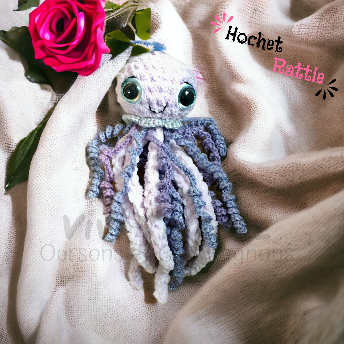 MÉDO LA MÉDUSE - Amigurumi HOCHET #960