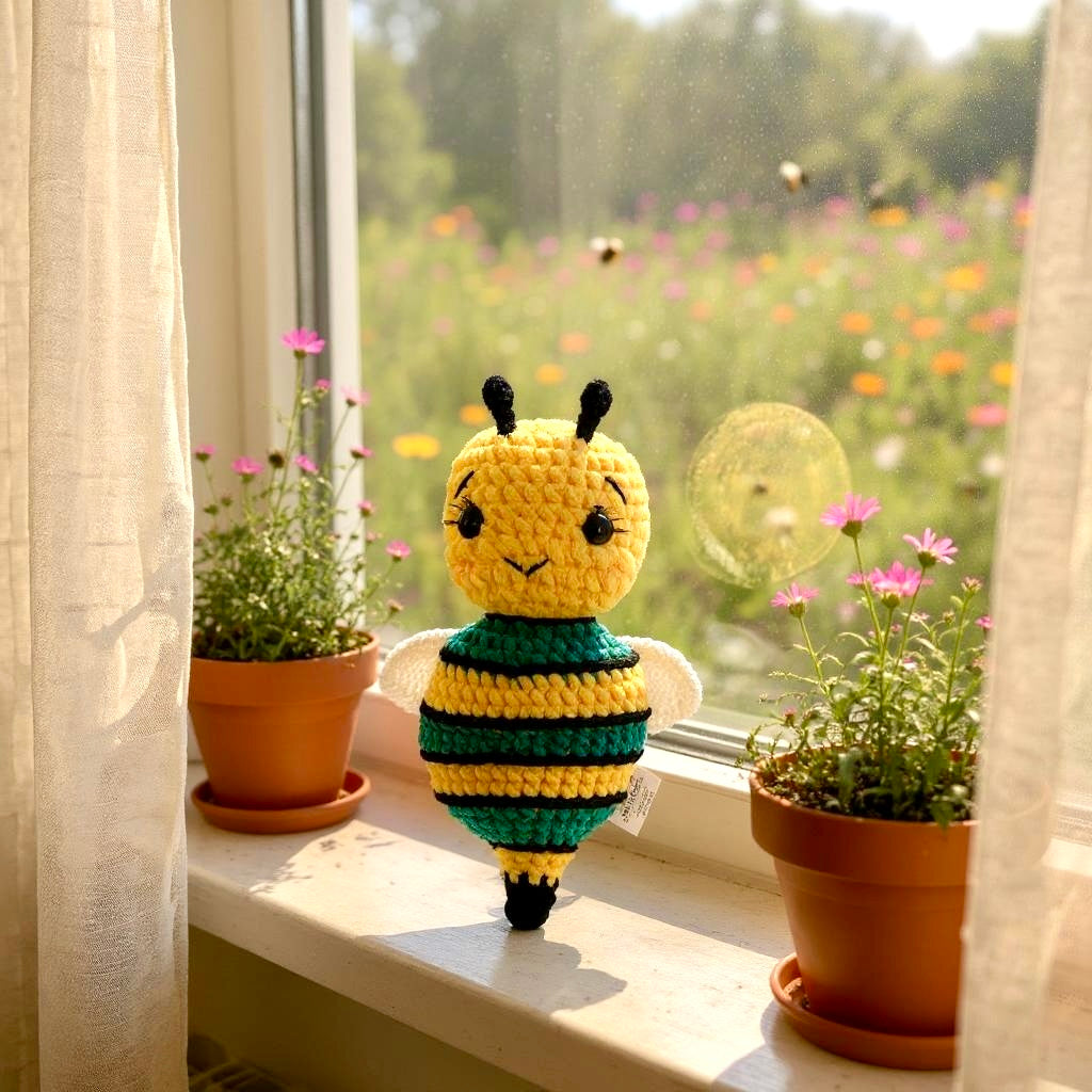 BEEBEE L’ABEILLE - PATRON AU CROCHET à télécharger, tutoriel PDF Français ou anglais
