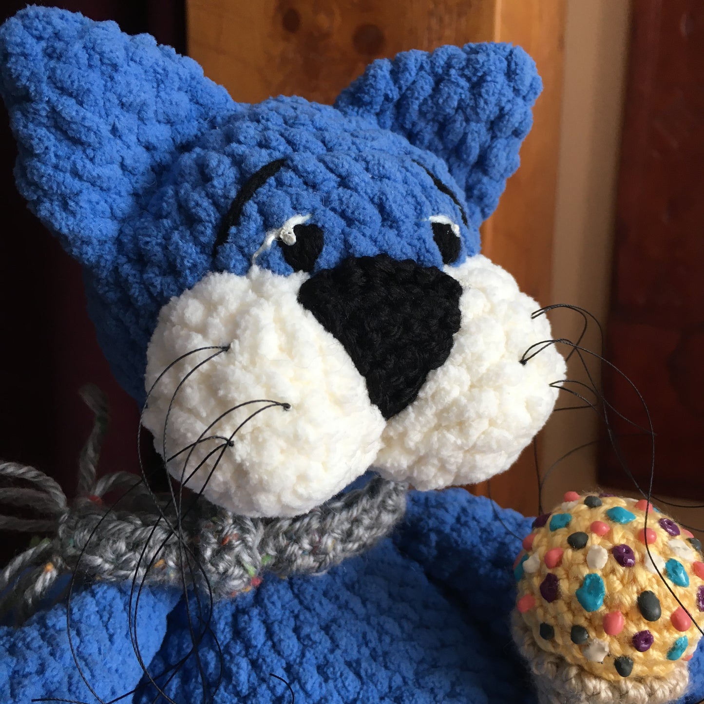 ROSETTE LE CHATON GOURMAND, Patron au crochet à télécharger, PDF Français et Anglais