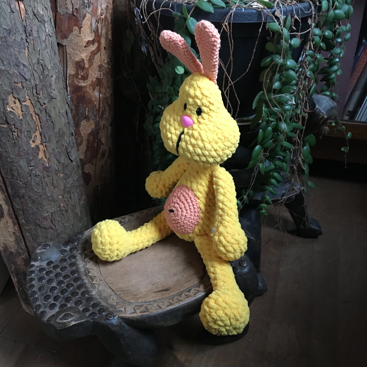 Lapin PERLIN PINPIN, Patron au crochet à télécharger, PDF Français et Anglais