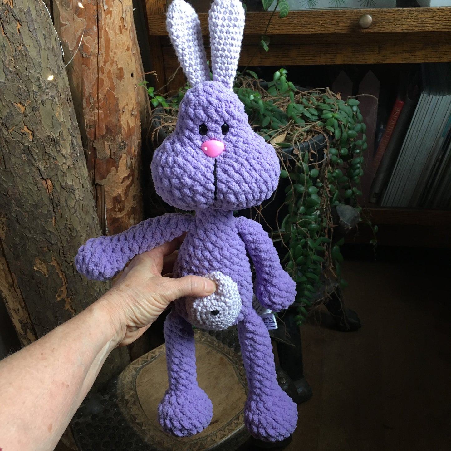 *Perlin Pinpin The Rabbit Squeeze-It - Lilac