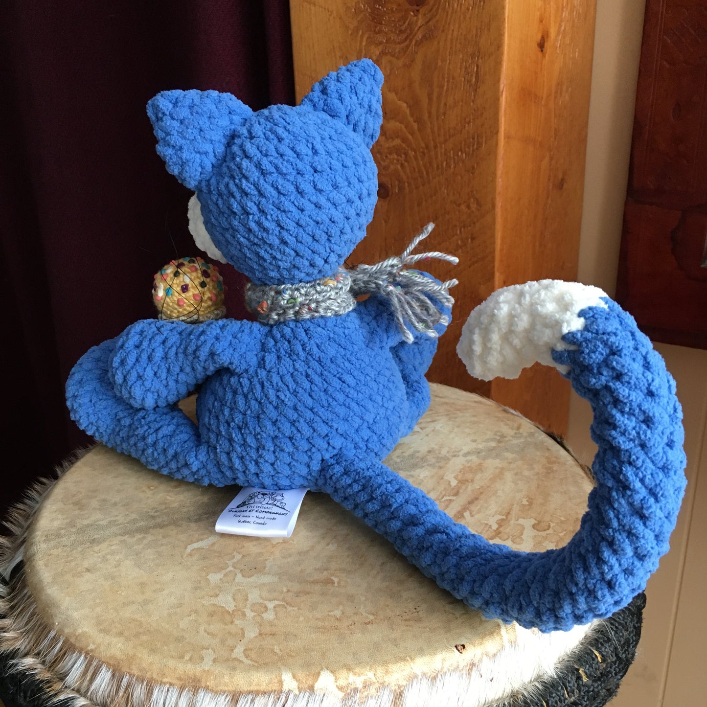 ROSETTE LE CHATON GOURMAND, Patron au crochet à télécharger, PDF Français et Anglais