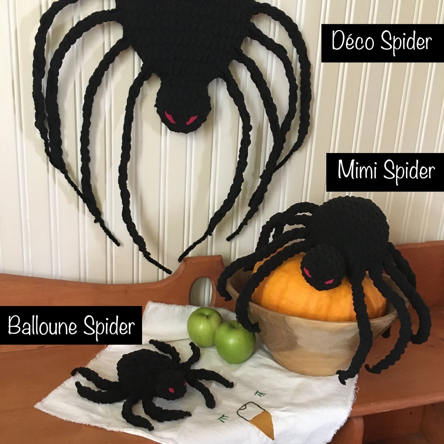 MIMI SPIDER  Patron au croche à télécharger - PDF Français et anglais