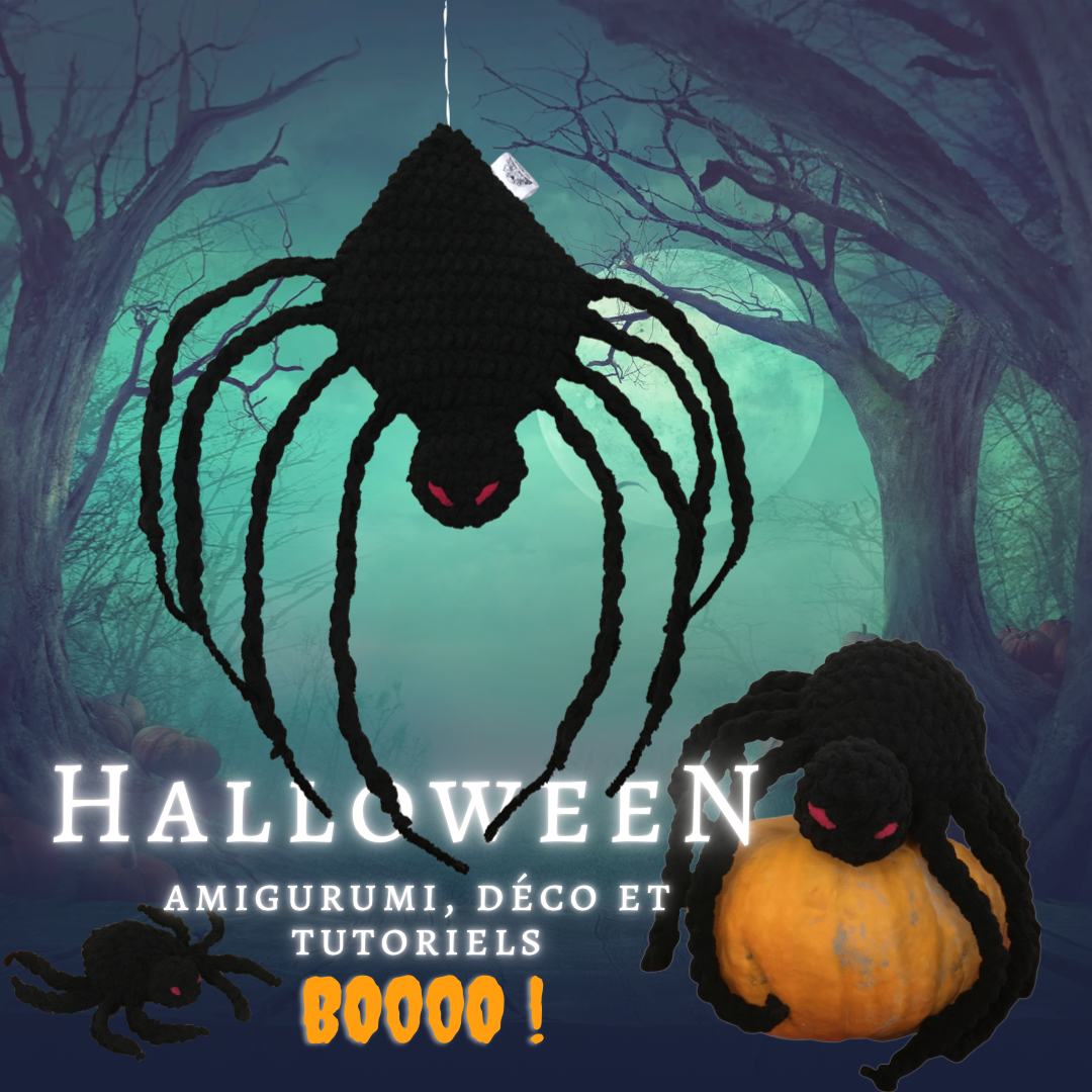 MIMI SPIDER  Patron au croche à télécharger - PDF Français et anglais