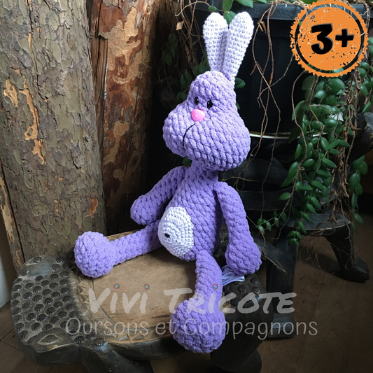 *Perlin Pinpin The Rabbit Squeeze-It - Lilac