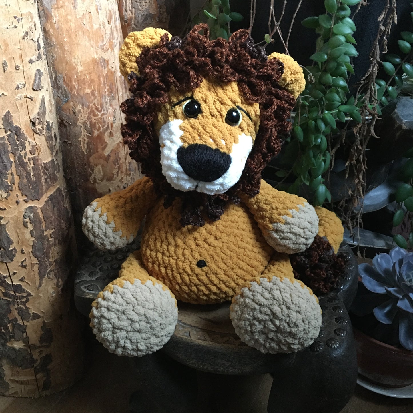 PRE ORDER - THE LION KING LEON - with Big belly, can be personalized in born plushies