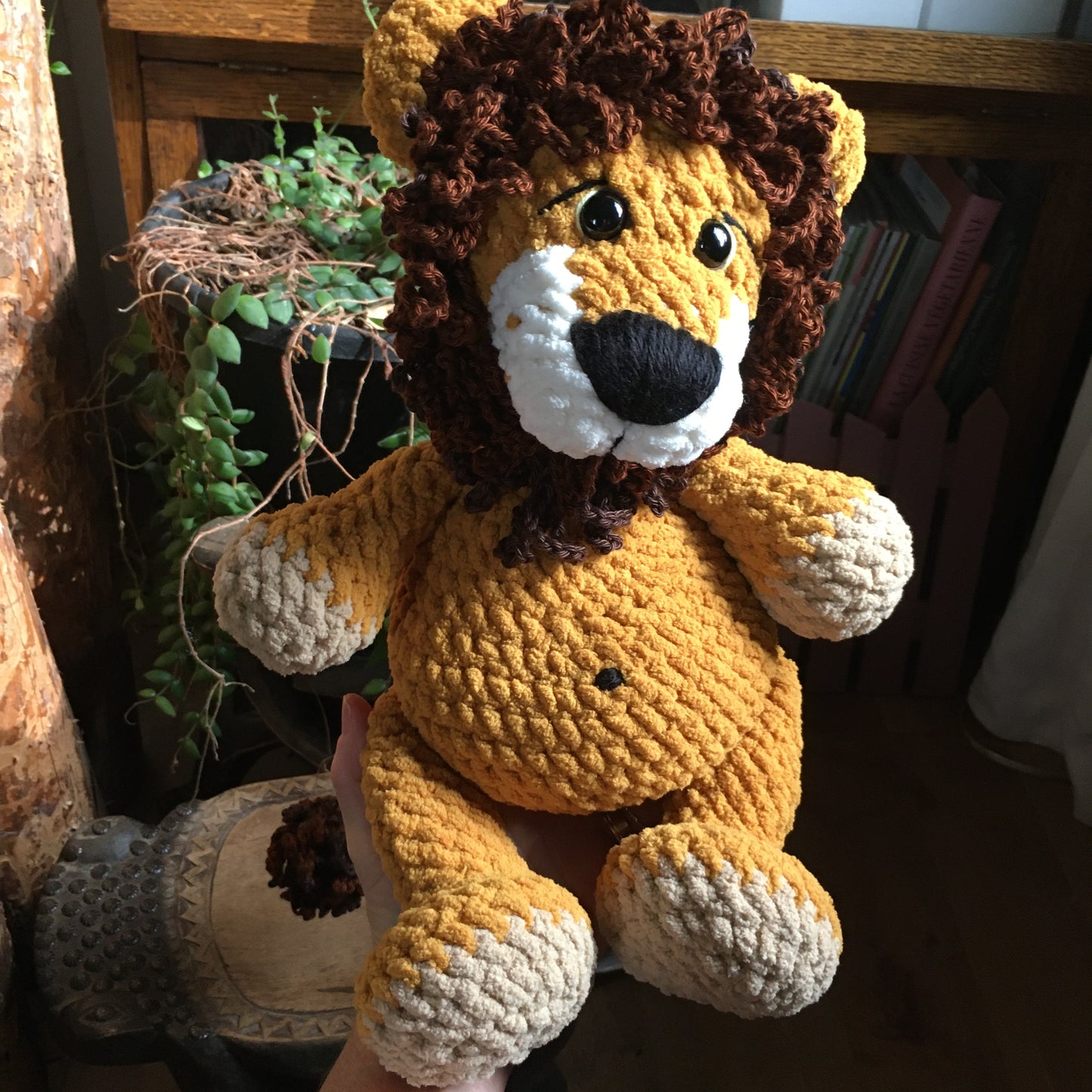 PRE ORDER - THE LION KING LEON - with Big belly, can be personalized in born plushies