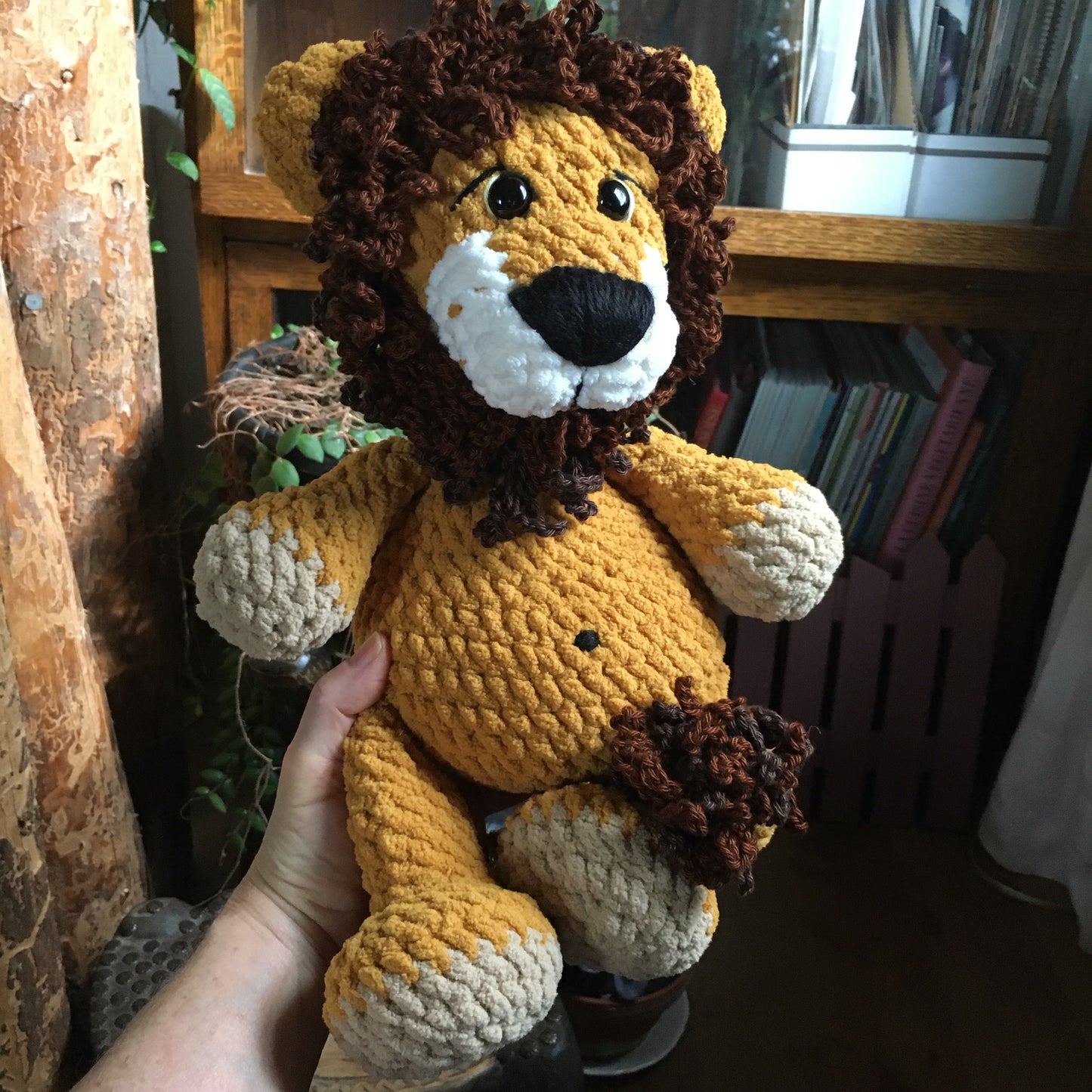 PRE ORDER - THE LION KING LEON - with Big belly, can be personalized in born plushies