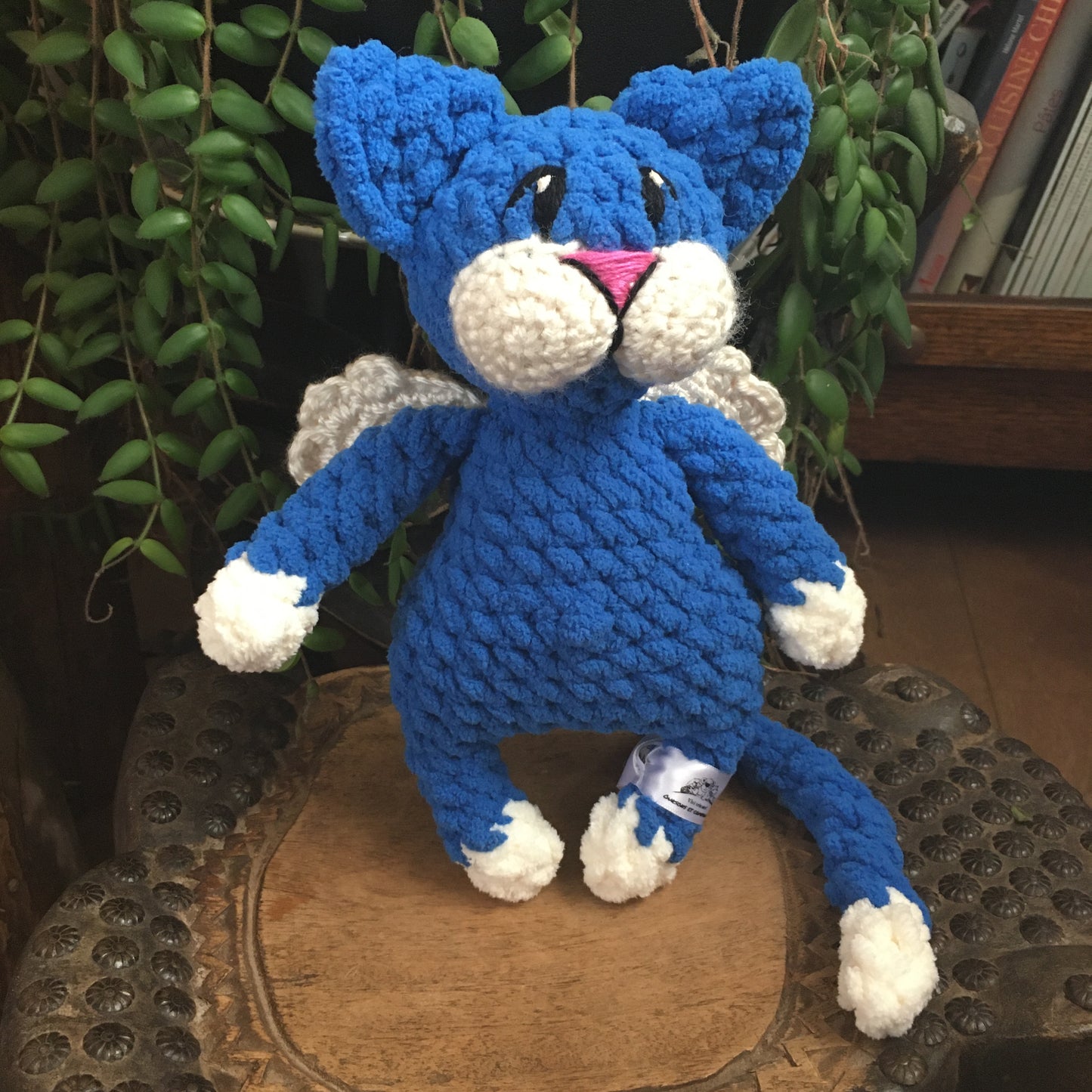 Le CHAT’ANGE bleu royale et vanille
