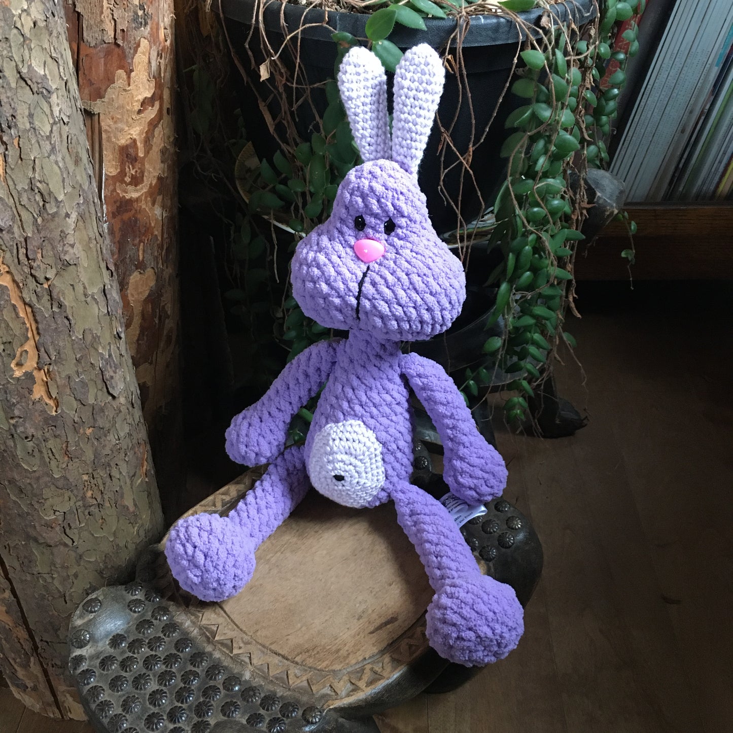 *Perlin Pinpin The Rabbit Squeeze-It - Lilac