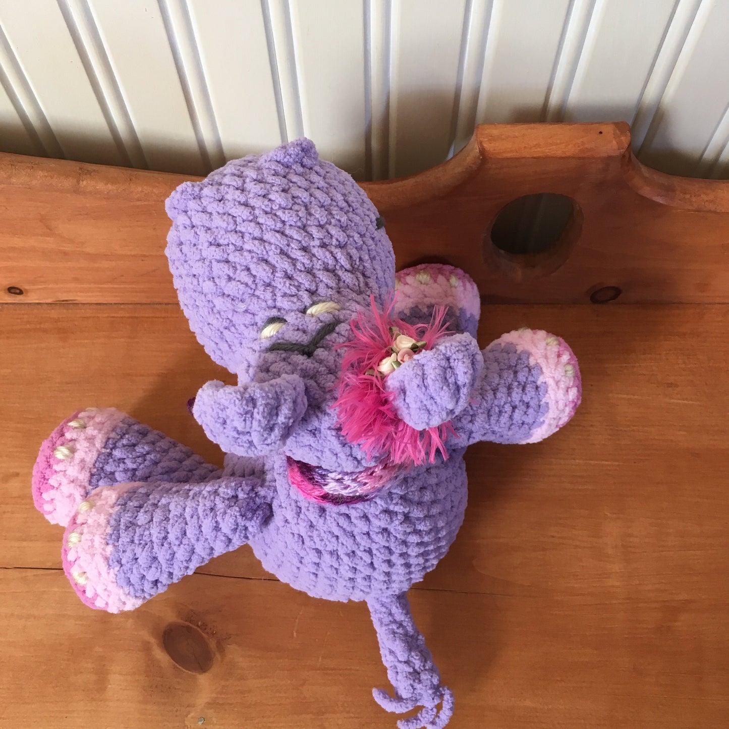VIOLETTE l’hippopotame, Patron au crochet à télécharger, PDF français et anglais