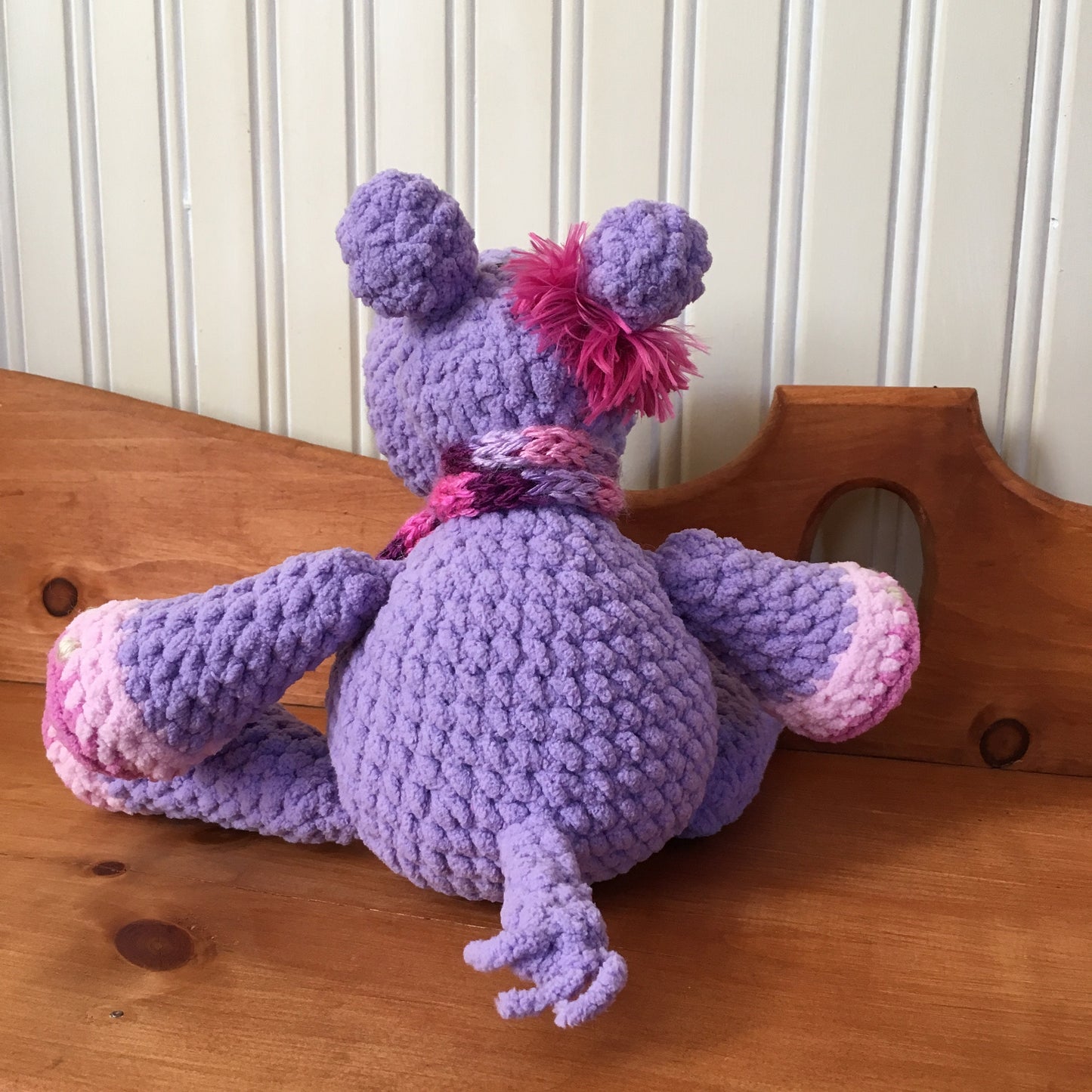 VIOLETTE l’hippopotame, Patron au crochet à télécharger, PDF français et anglais