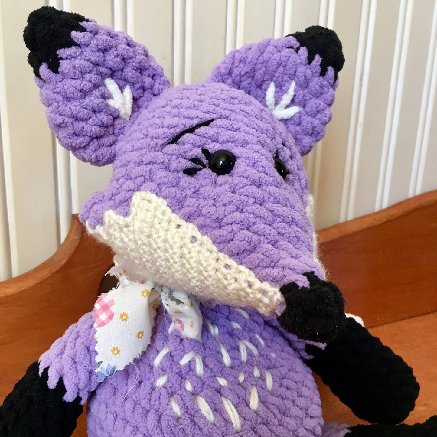 MICHEL LE RENARD, Patron au crochet à télécharger, PDF Français et Anglais