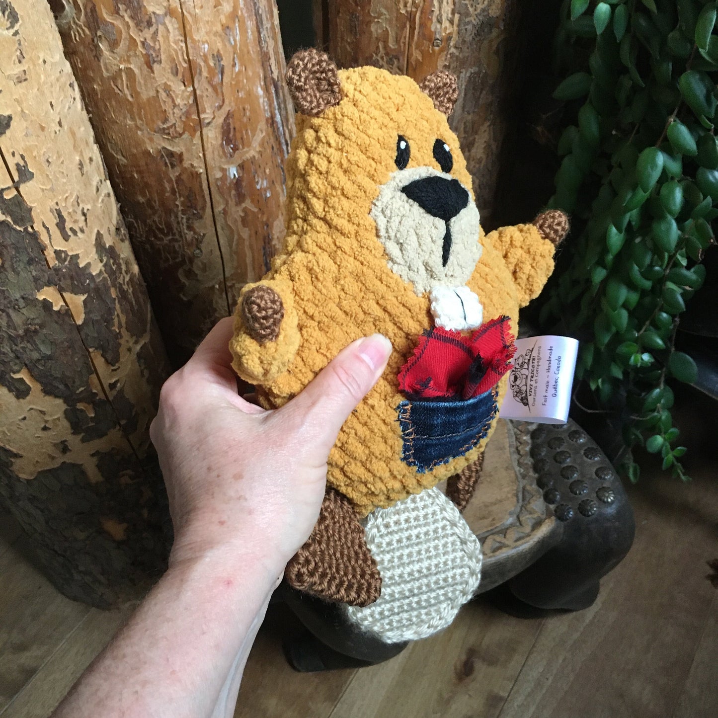 TIMÉO le bébé castor, Patron au crochet à télécharger, PDF français et anglais