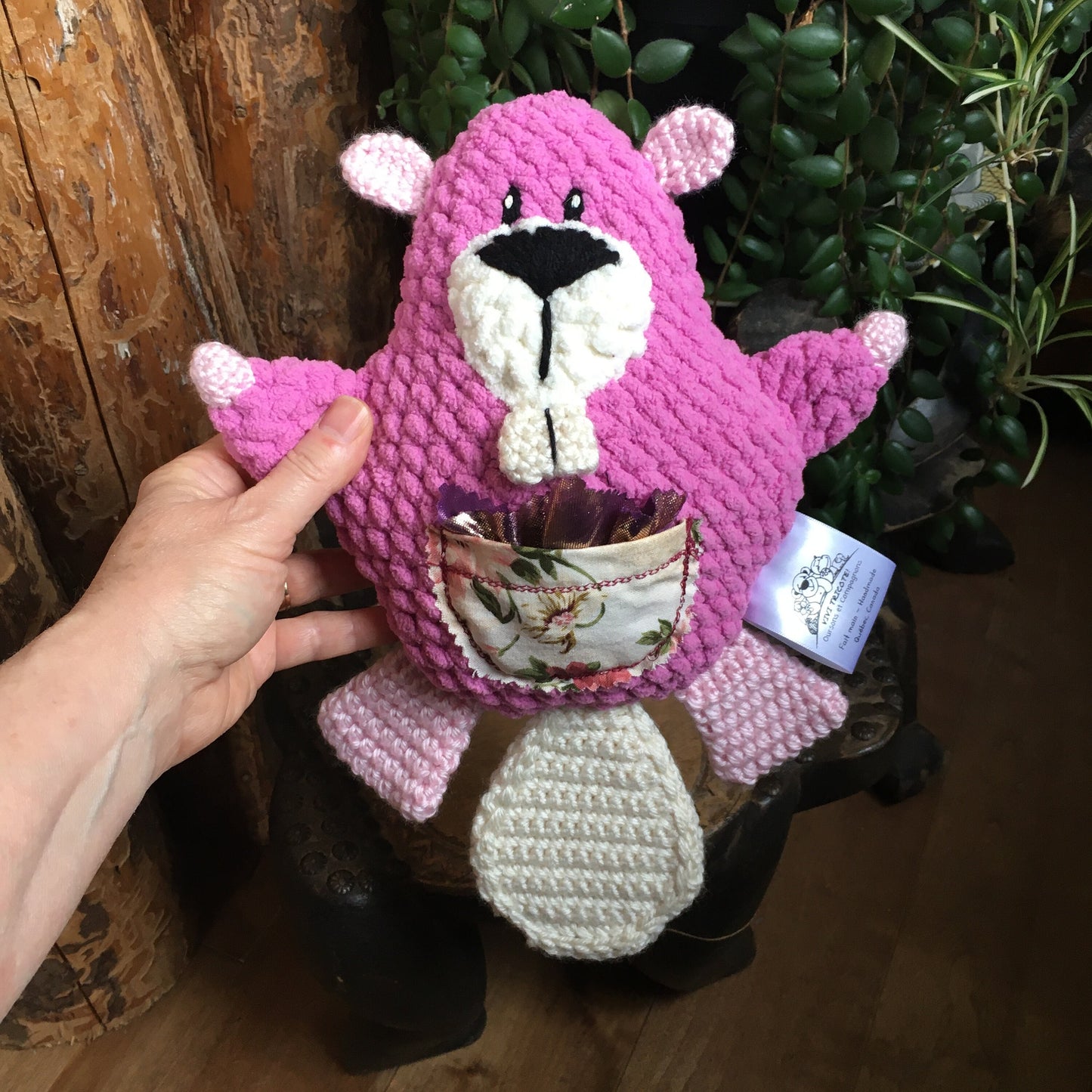 TIMÉO le bébé castor, Patron au crochet à télécharger, PDF français et anglais