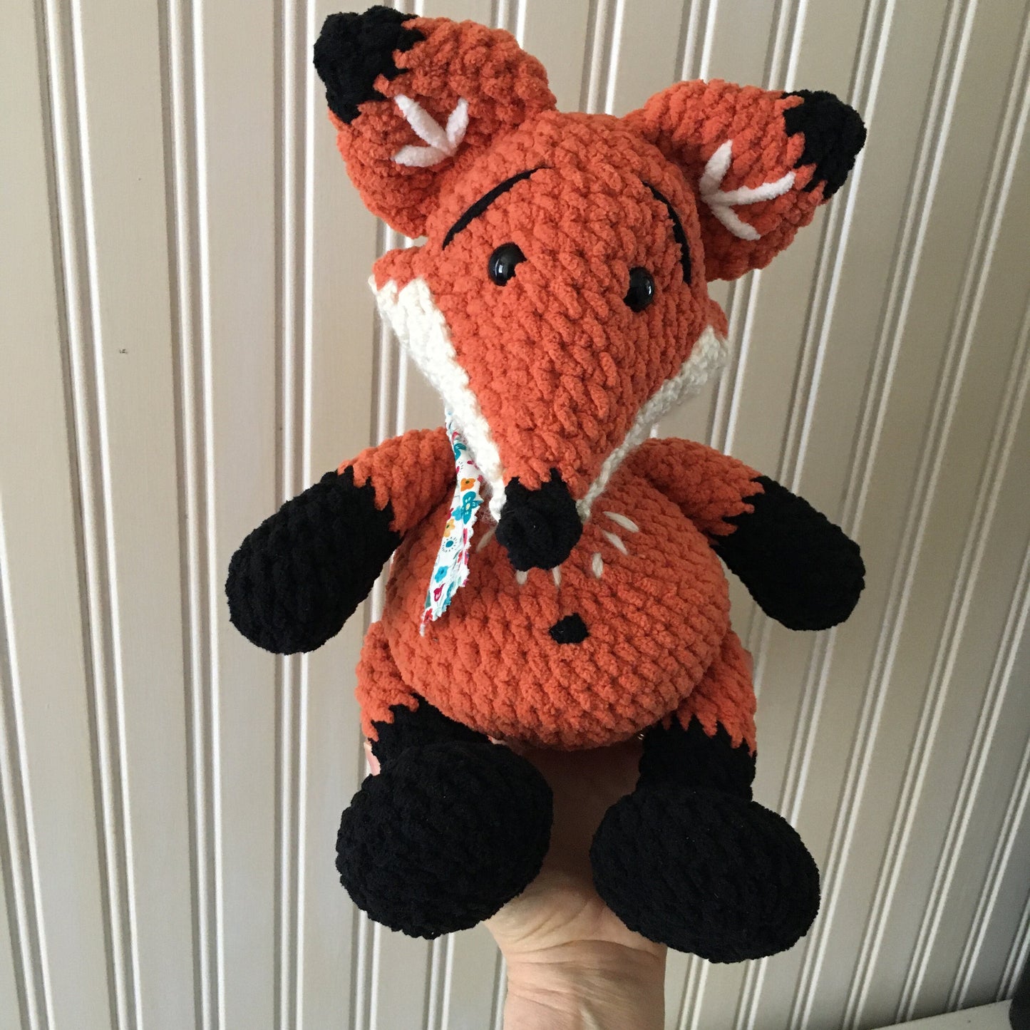 MICHEL LE RENARD, Patron au crochet à télécharger, PDF Français et Anglais