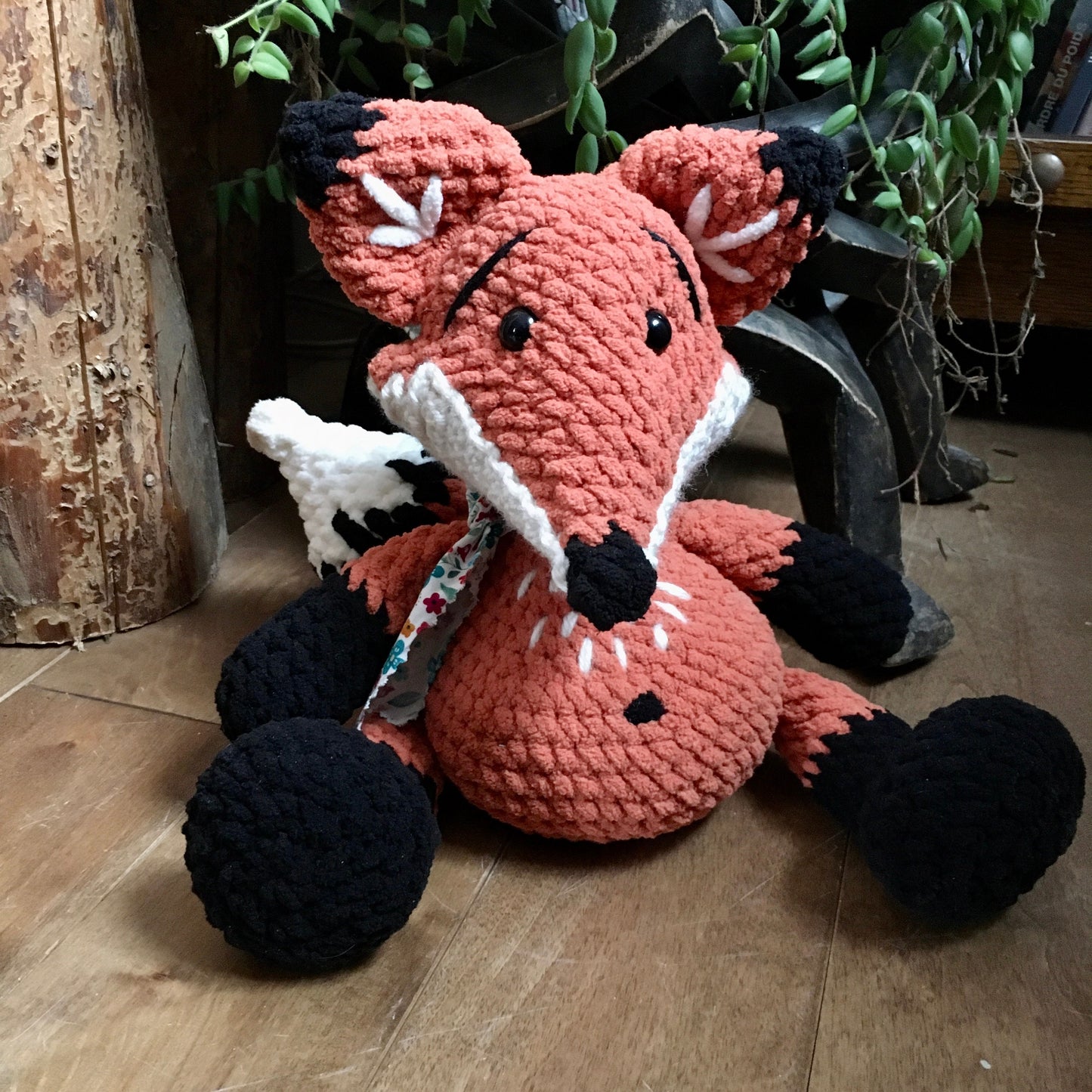 MICHEL LE RENARD, Patron au crochet à télécharger, PDF Français et Anglais