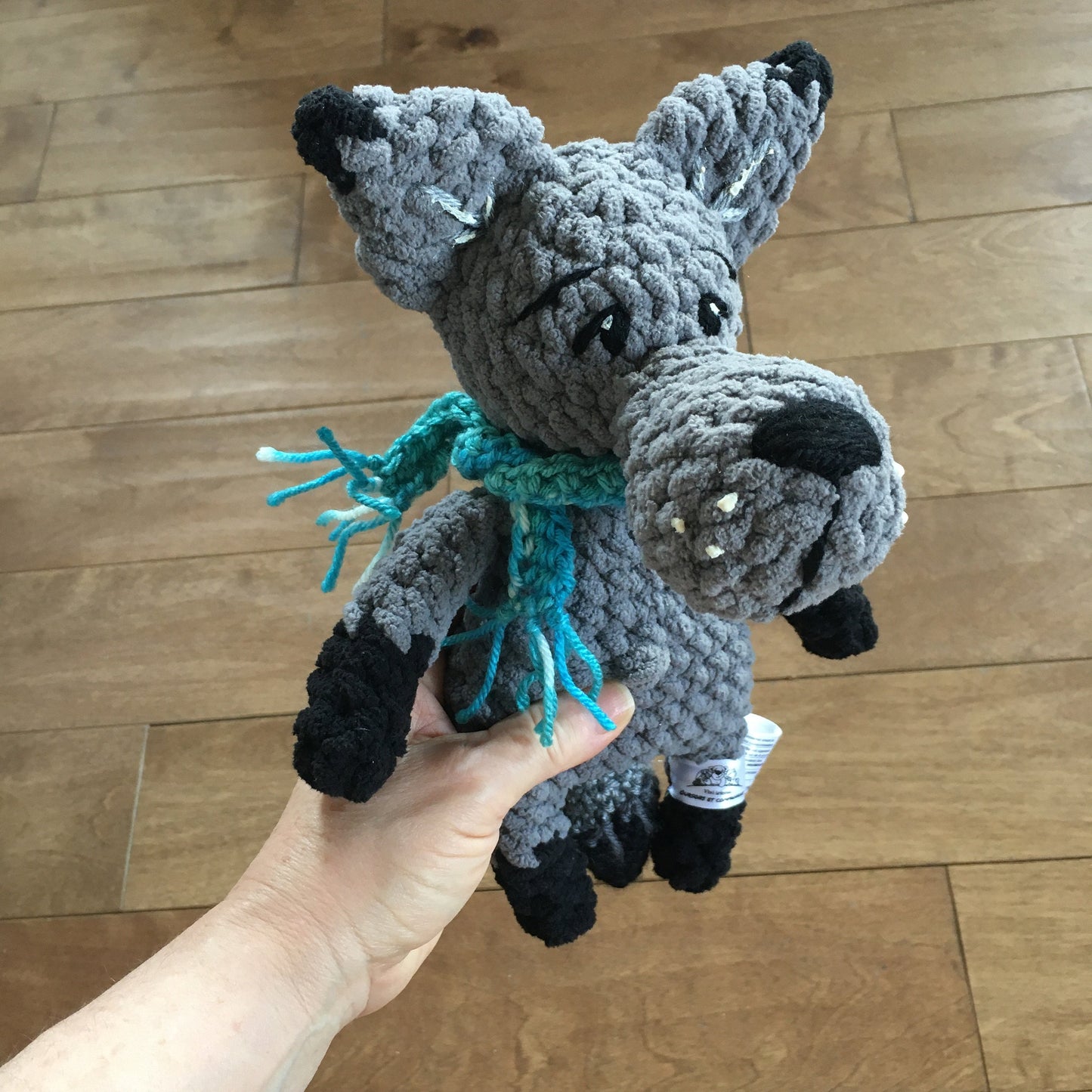 MIKALOUP le petit loup, Patron au crochet à télécharger, PDF Français et Anglais