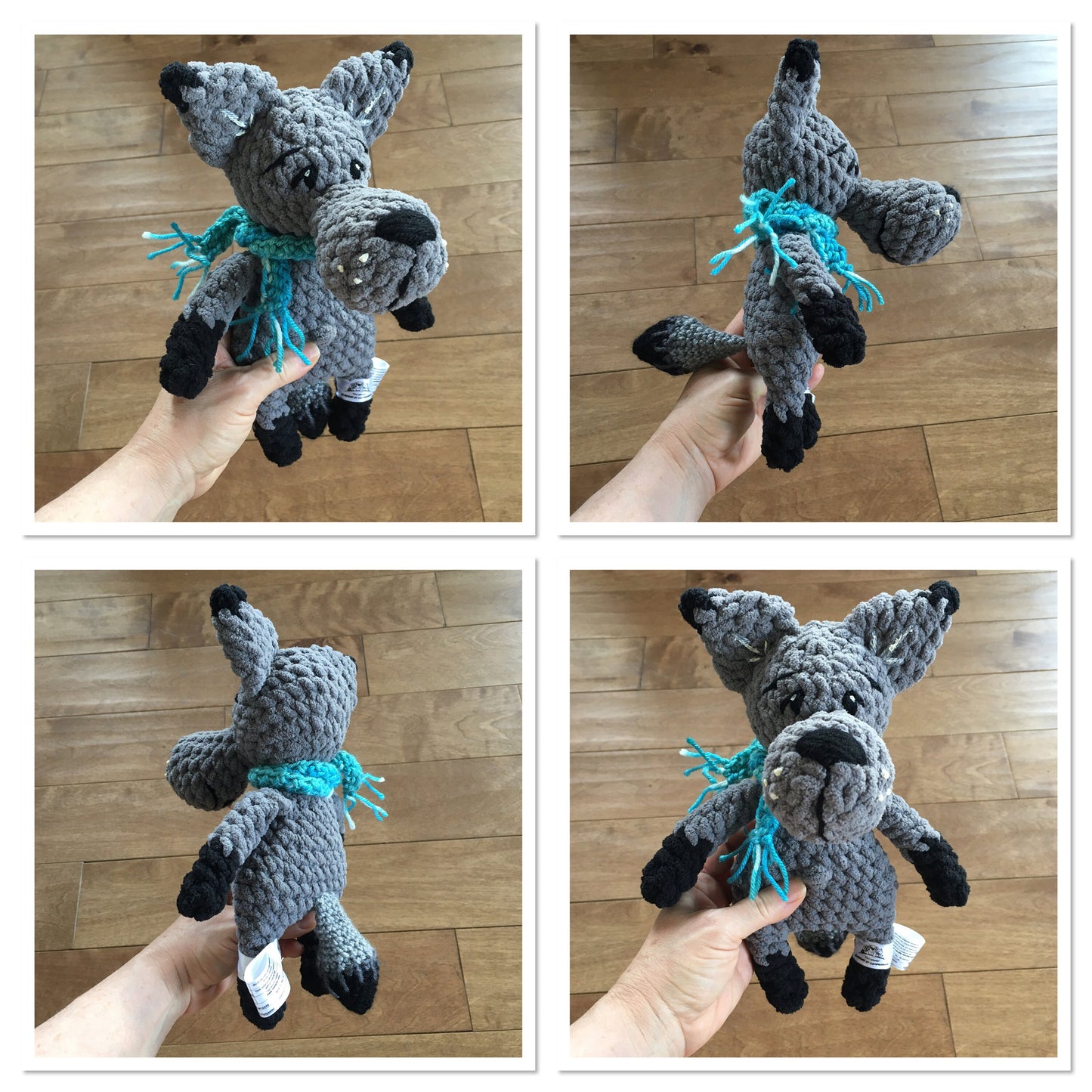 MIKALOUP le petit loup, Patron au crochet à télécharger, PDF Français et Anglais